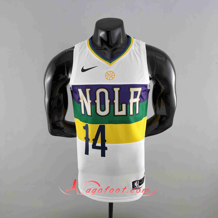 Maillot New Orleans Pelicans (INGRAM #14) Blanc Urban Edition