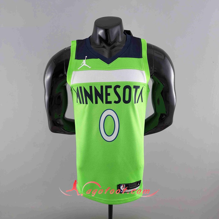 Maillot Minnesota Timberwolves (RUSSELL #0) Vert Air Jordan