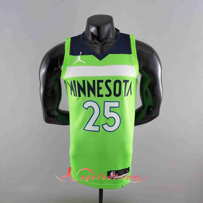 Maillot Minnesota Timberwolves (ROSE #25) Vert Air Jordan