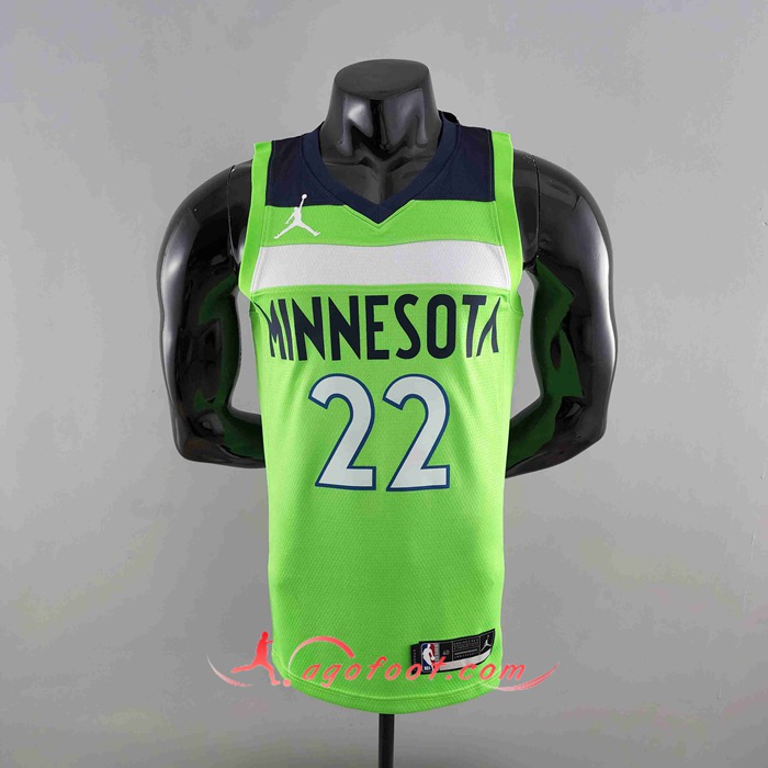 Maillot Minnesota Timberwolves (WIGGINS #22) Vert Air Jordan