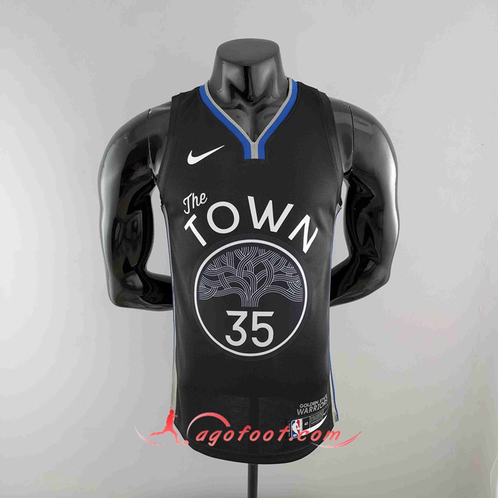 Maillot Golden State Warriors (DURANT #35) 2020 Noir City Edition