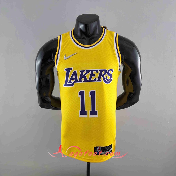 Maillot Los Angeles Lakers (IRVING #11) Jaune 75th Anniversary