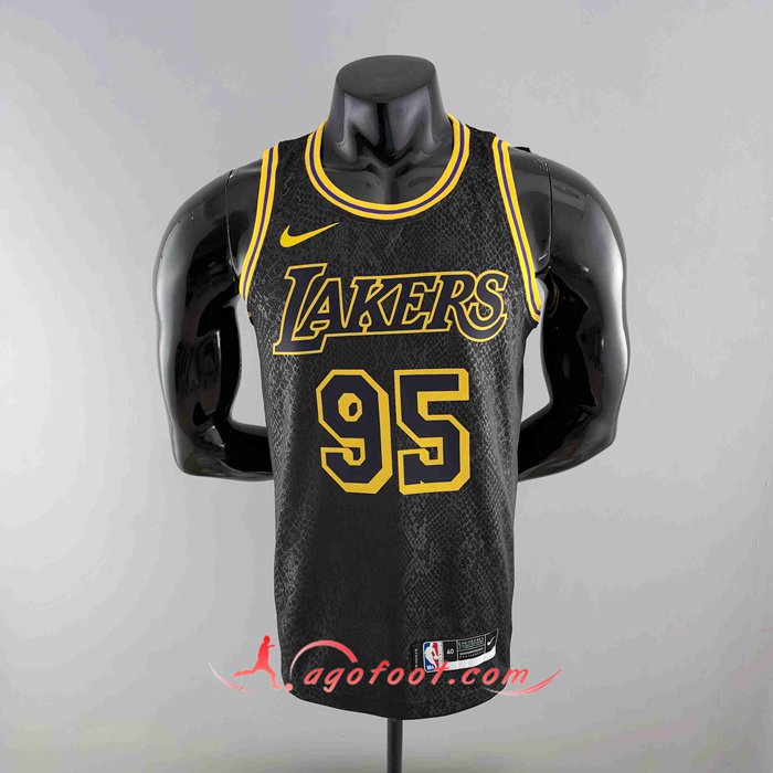Maillot Los Angeles Lakers (TOSCANO #95) Noir