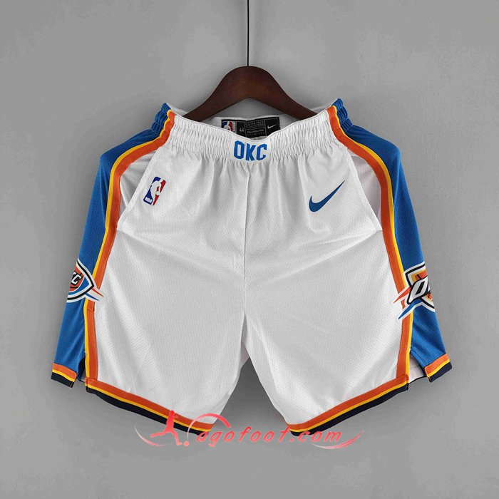 Shorts NBA Oklahoma City Thunder Blanc