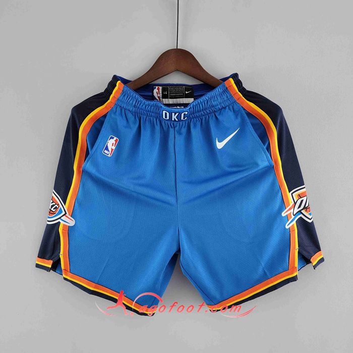 Shorts NBA Oklahoma City Thunder Bleu