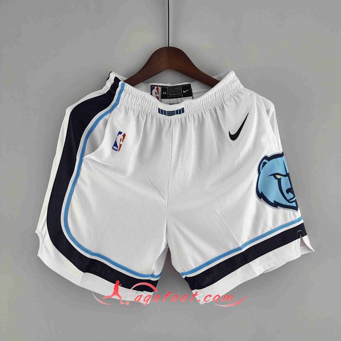 Shorts NBA Memphis Grizzlies Blanc