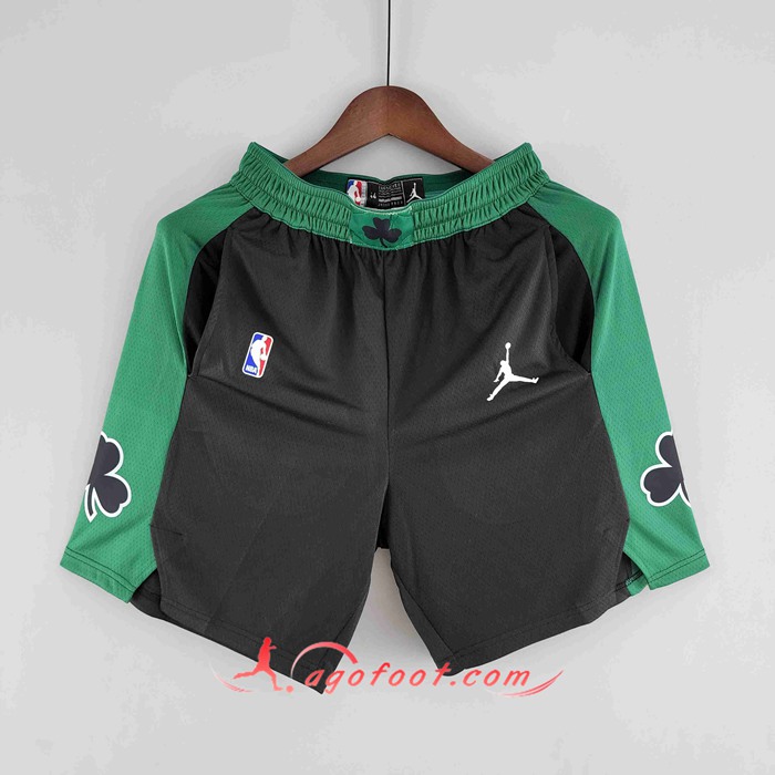 Shorts NBA Boston Celtics Noir/Vert Trim