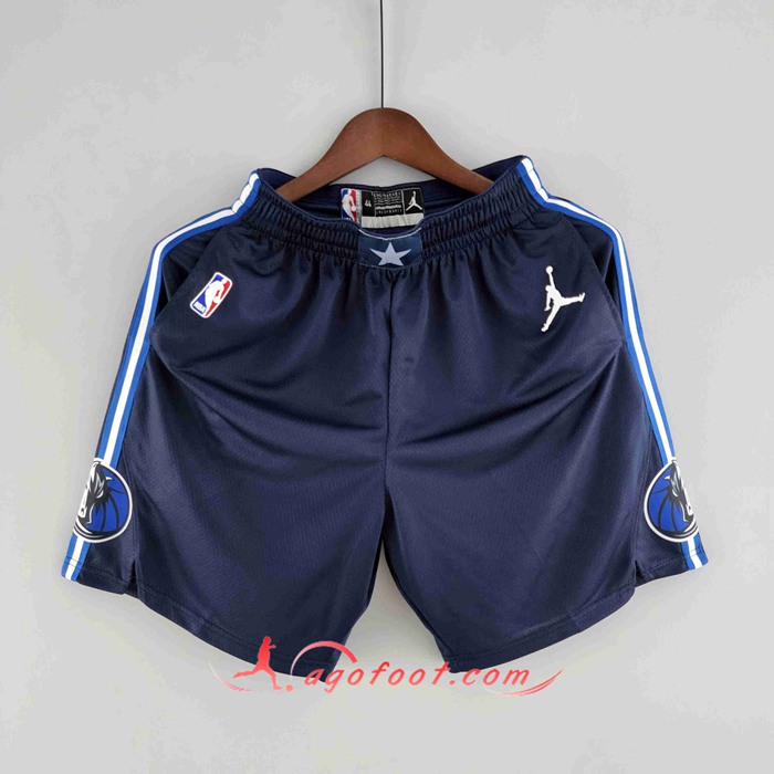 Shorts NBA Dallas Mavericks Bleu Royal