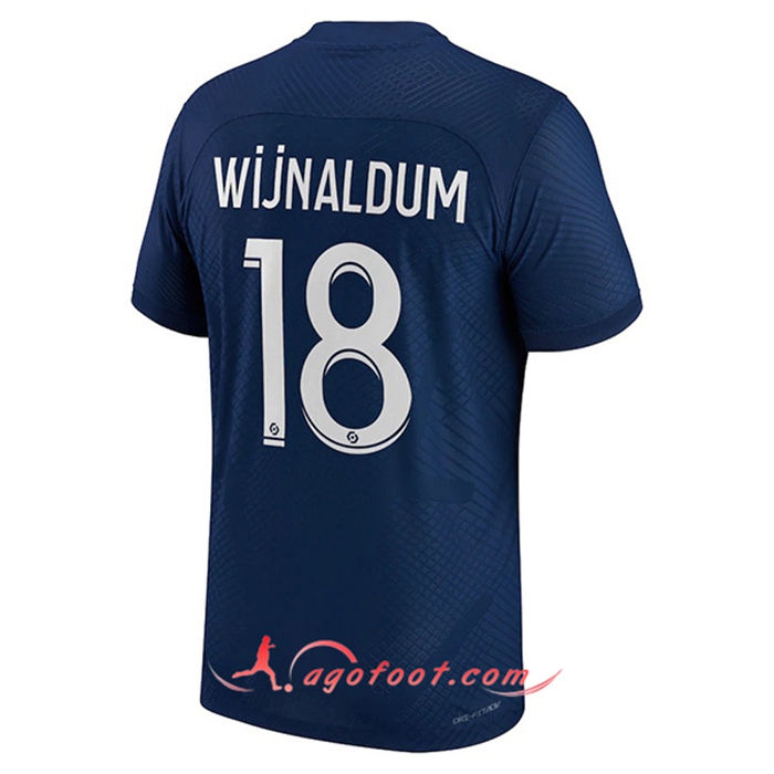 Maillot de Foot PSG (WIJNALDUM #18) 2022/23 Domicile