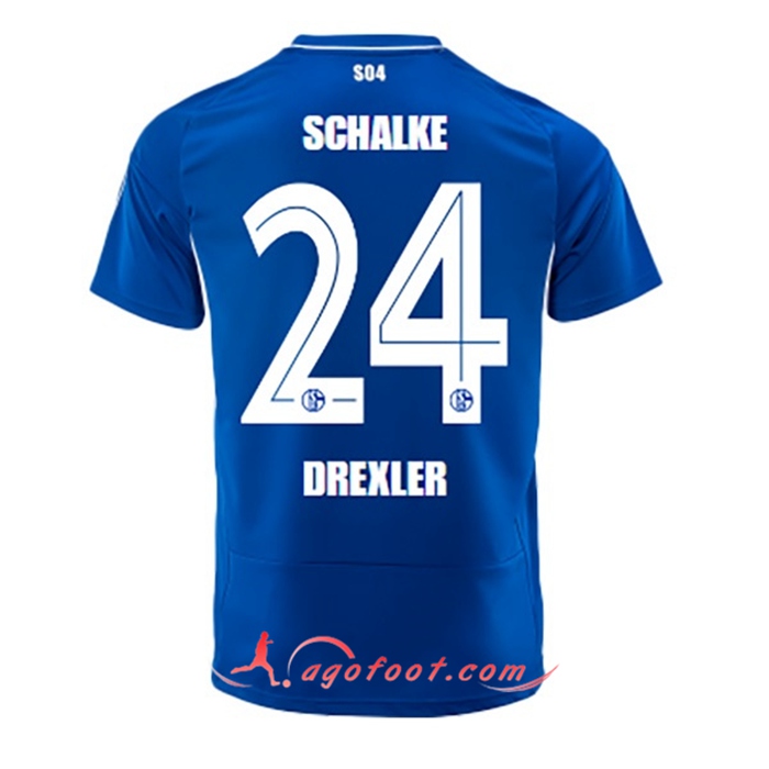Maillot de Foot Schalke 04 (DREXLER #24) 2022/23 Domicile
