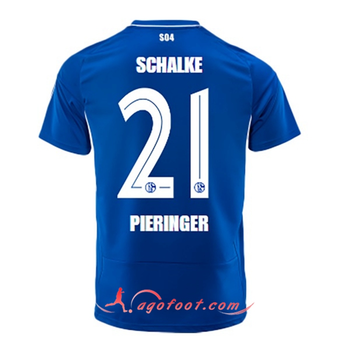 Maillot de Foot Schalke 04 (PIERINGER #21) 2022/23 Domicile