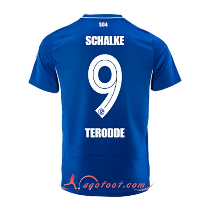 Maillot de Foot Schalke 04 (TERODDE #9) 2022/23 Domicile