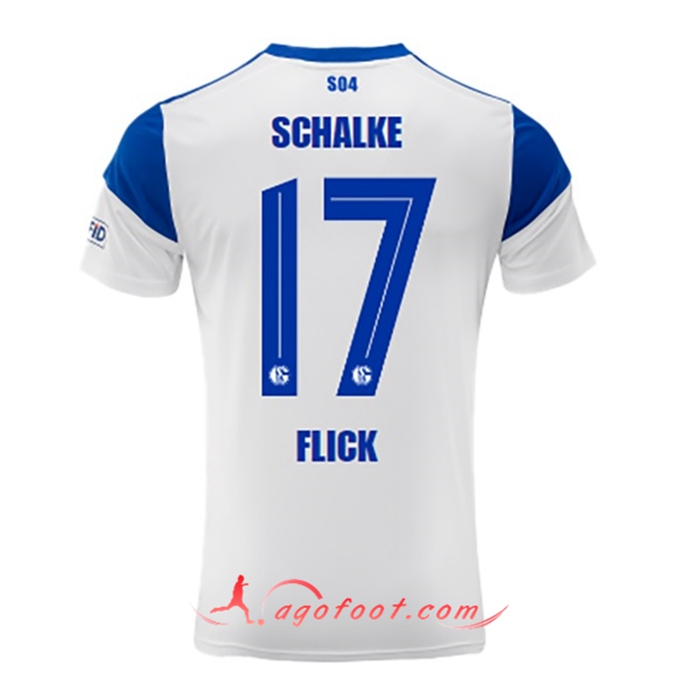 Maillot de Foot Schalke 04 (FLICK #17) 2022/23 Exterieur