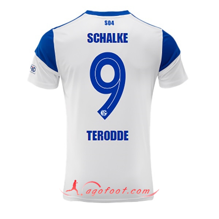 Maillot de Foot Schalke 04 (TERODDE #9) 2022/23 Exterieur