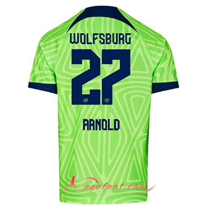 Maillot de Foot Vfl Wolfsburg (ARNOLD #27) 2022/23 Domicile