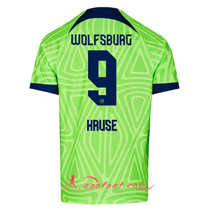 Maillot de Foot Vfl Wolfsburg (KRUSE #9) 2022/23 Domicile