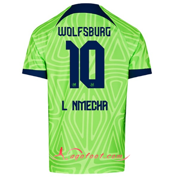 Maillot de Foot Vfl Wolfsburg (L NMECHR #10) 2022/23 Domicile
