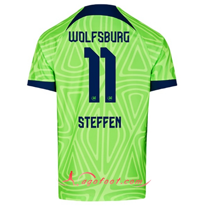 Maillot de Foot Vfl Wolfsburg (STEFFEN #11) 2022/23 Domicile