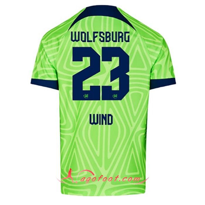Maillot de Foot Vfl Wolfsburg (WIND #23) 2022/23 Domicile
