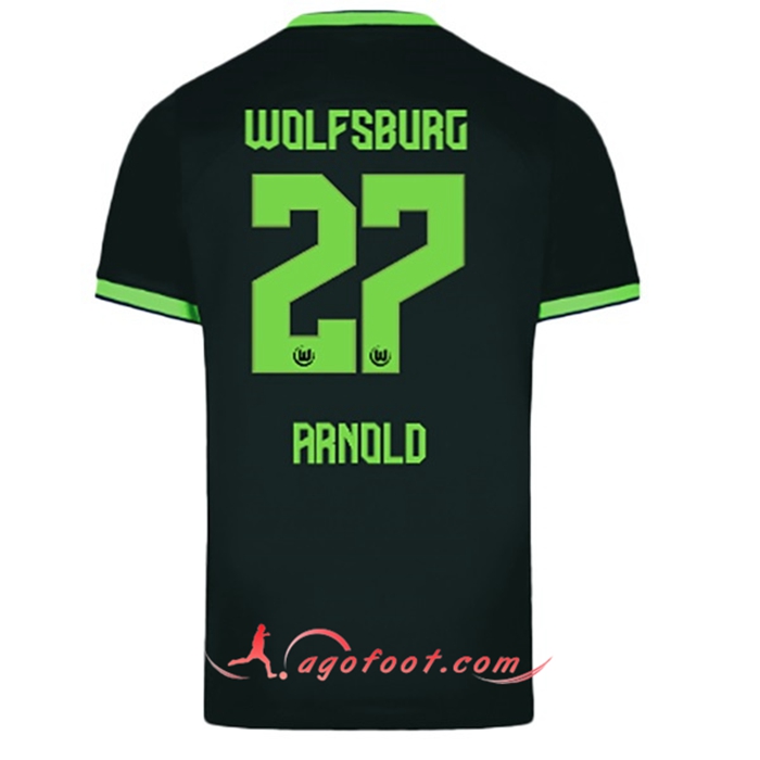 Maillot de Foot Vfl Wolfsburg (ARNOLD #27) 2022/23 Exterieur