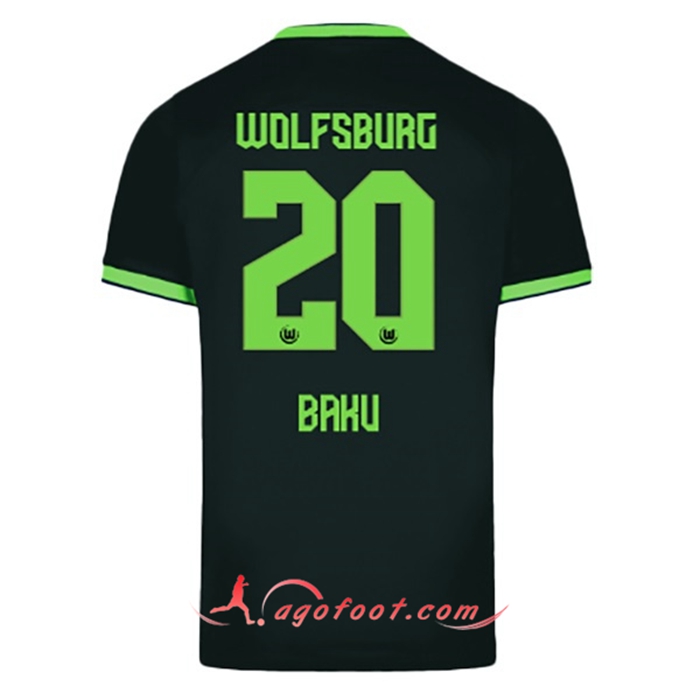 Maillot de Foot Vfl Wolfsburg (BRHU #20) 2022/23 Exterieur
