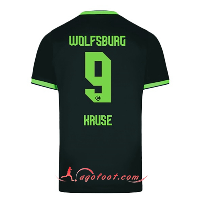 Maillot de Foot Vfl Wolfsburg (KRUSE #9) 2022/23 Exterieur