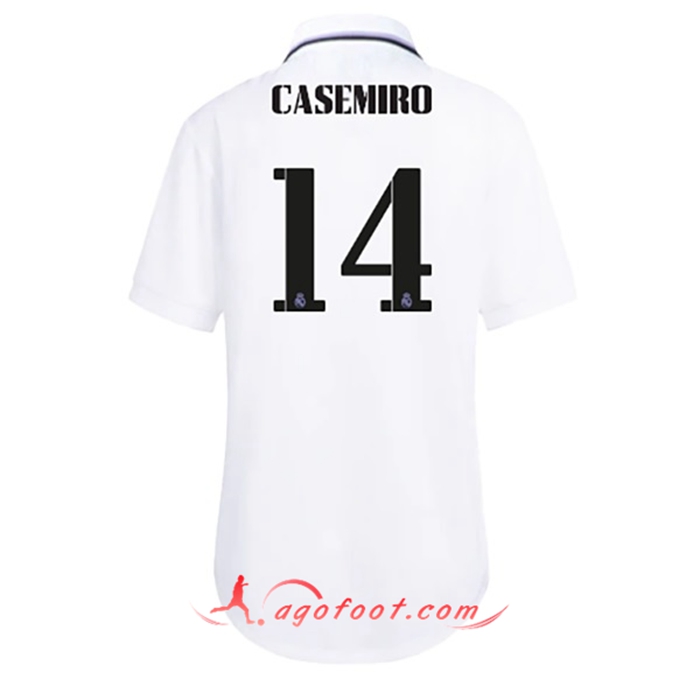 Maillot de Foot Real Madrid (CASEMIRO #14) 2022/23 Domicile