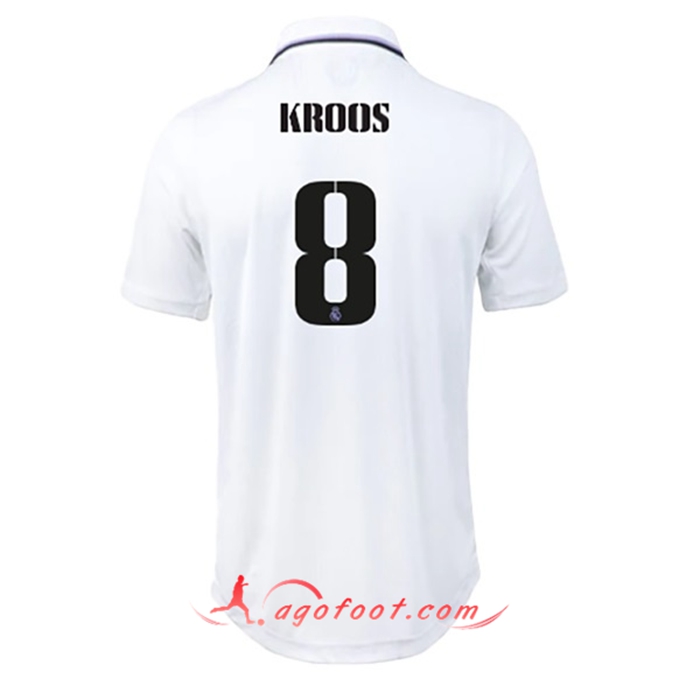 Maillot de Foot Real Madrid (KROOS #8) 2022/23 Domicile