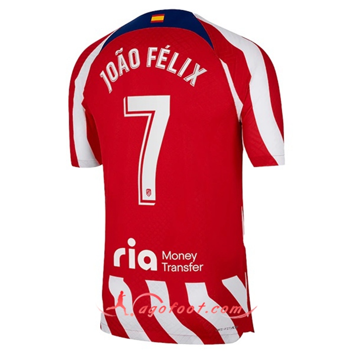 Maillot de Foot Atletico Madrid (JOÃO FÉLIX #7) 2022/23 Domicile