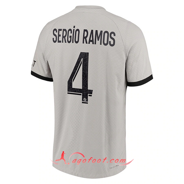 Maillot de Foot PSG (SERGIO RAMOS #4) 2022/23 Exterieur