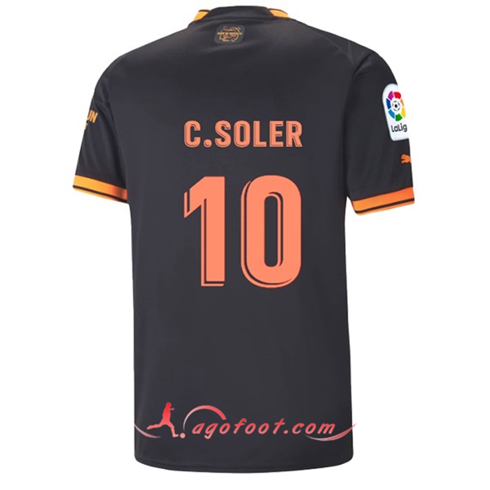 Maillot de Foot Valencia (C.SOLER #10) 2022/23 Exterieur