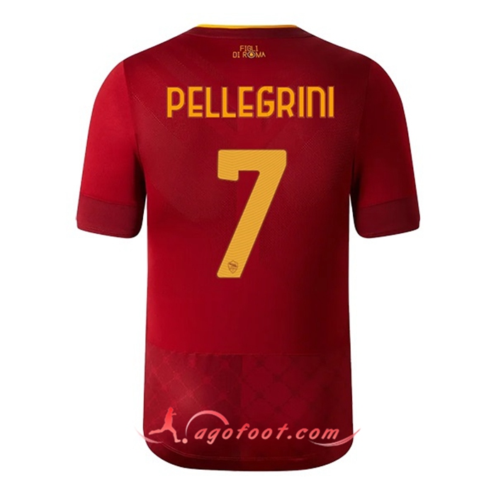 Maillot de Foot As Rome (PELLEGRINI #7) 2022/23 Domicile