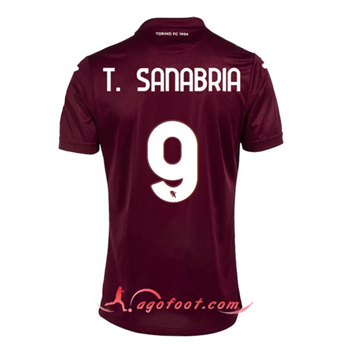 Maillot de Foot Torino (T. SANABRIA #9) 2022/23 Domicile
