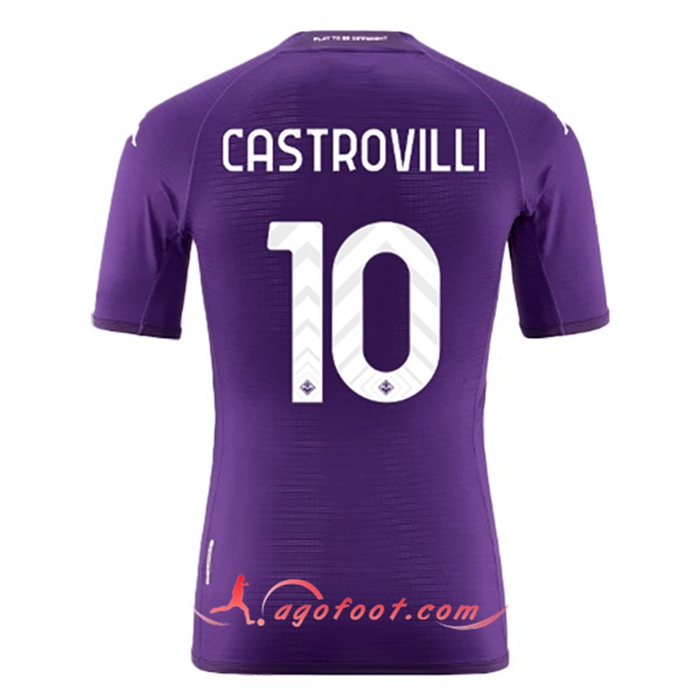Maillot de Foot ACF Fiorentina (CASTROVILLI #10) 2022/23 Domicile