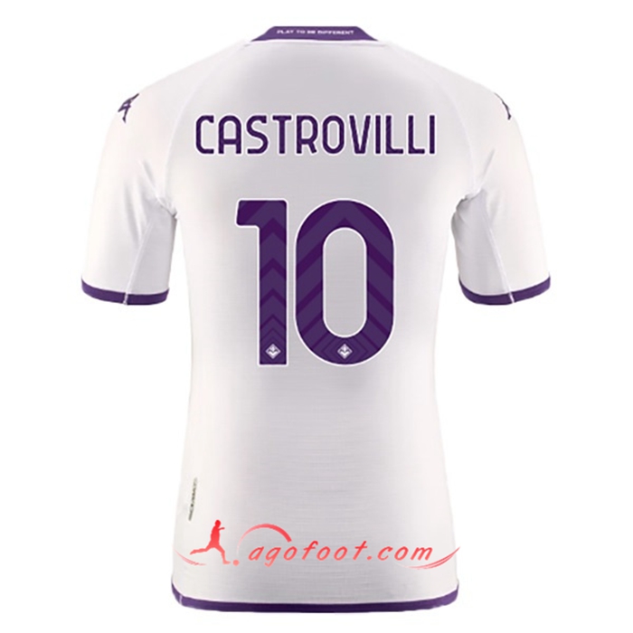 Maillot de Foot ACF Fiorentina (CASTROVILLI #10) 2022/23 Exterieur