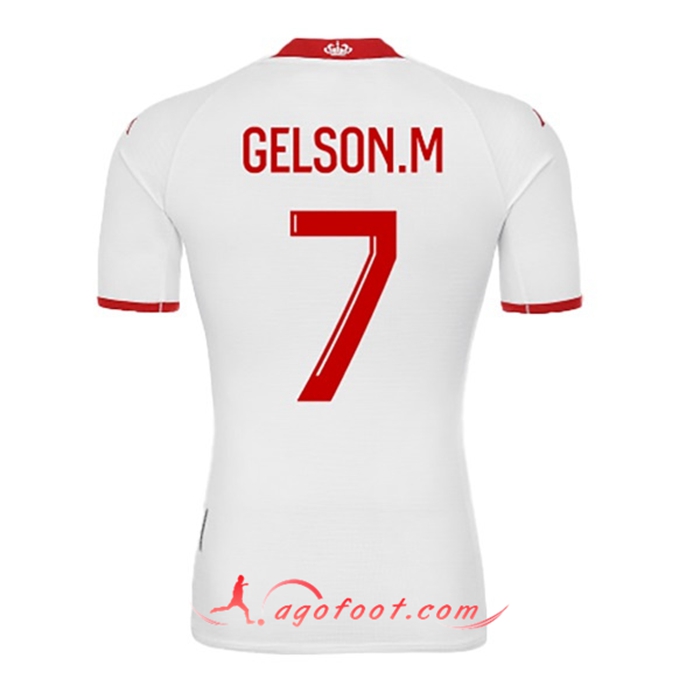 Maillot de Foot AS Monaco (GELSON.M #7) 2022/23 Domicile