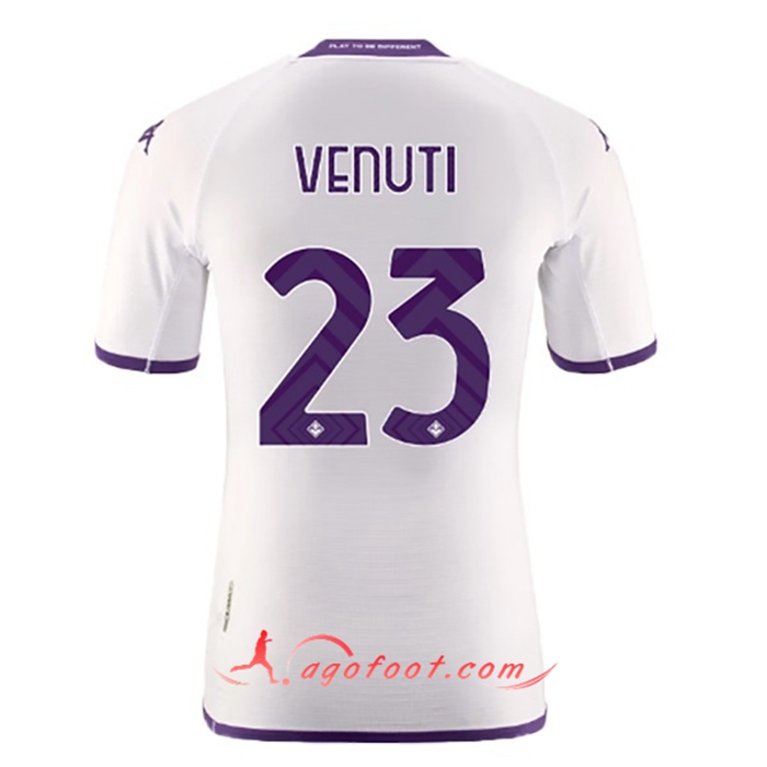 Maillot de Foot ACF Fiorentina (VENUTI #23) 2022/23 Exterieur