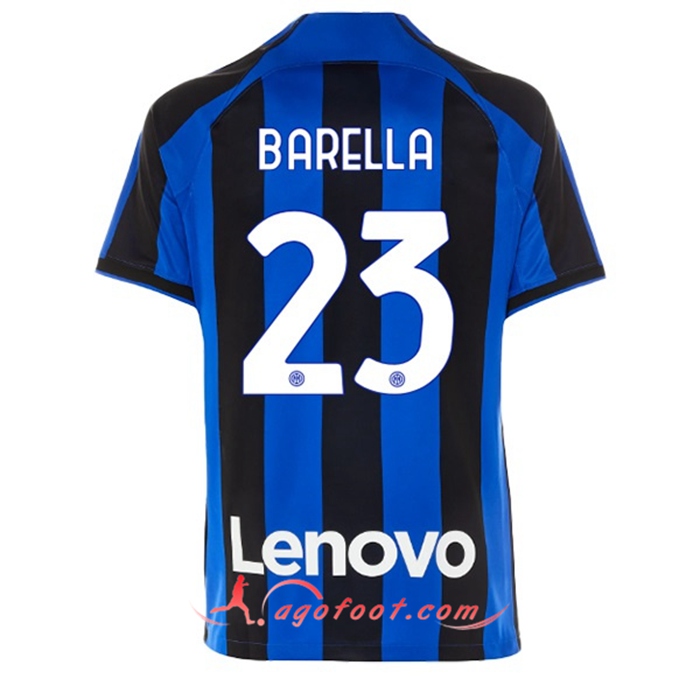 Maillot de Foot Inter Milan (BARELLA #23) 2022/23 Domicile