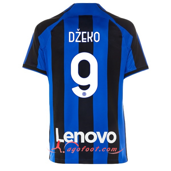 Maillot de Foot Inter Milan (DŽEKO #9) 2022/23 Domicile