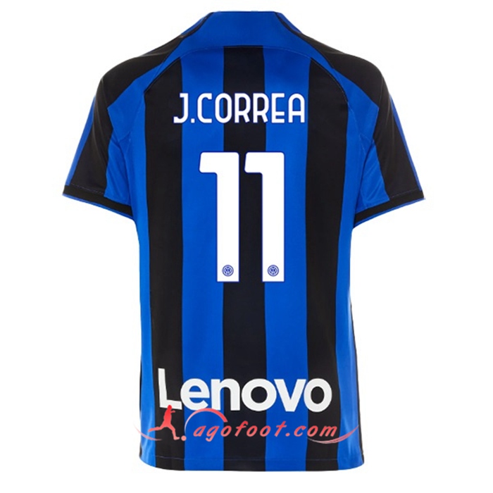 Maillot de Foot Inter Milan (J.CORREA #11) 2022/23 Domicile