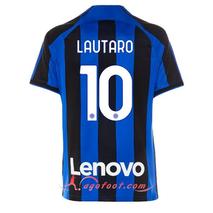 Maillot de Foot Inter Milan (LAUTARO #10) 2022/23 Domicile