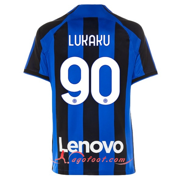 Maillot de Foot Inter Milan (LUKAKU #90) 2022/23 Domicile