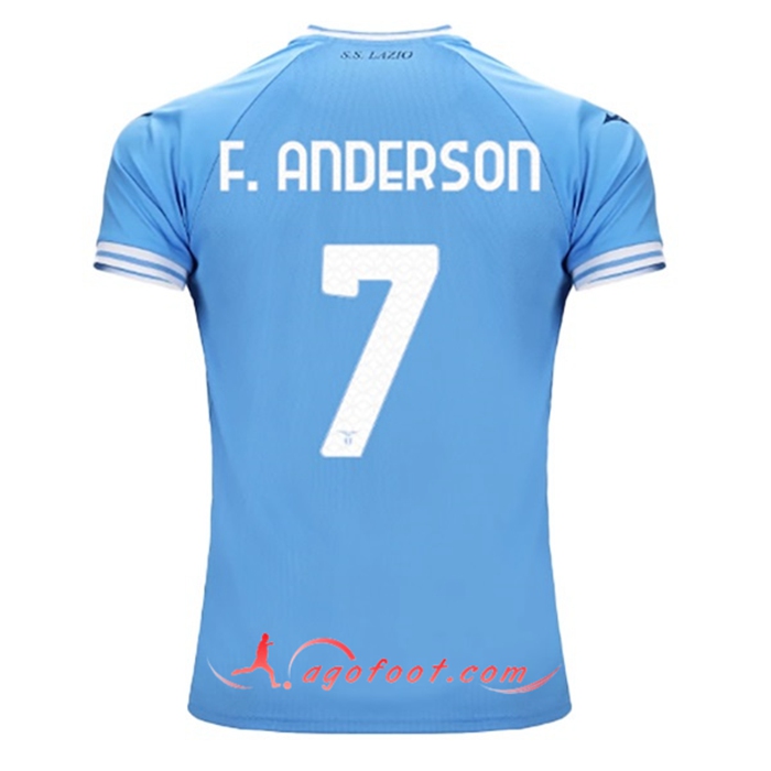 Maillot de Foot SS Lazio (F.ANDERSON #7) 2022/23 Domicile