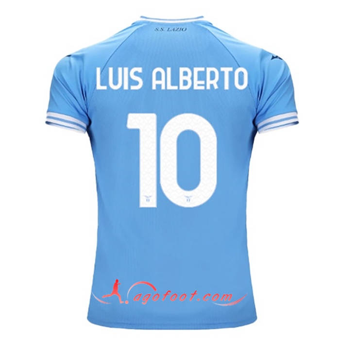 Maillot de Foot SS Lazio (LUIS ALBERTO #10) 2022/23 Domicile