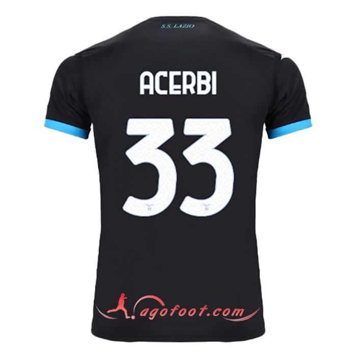 Maillot de Foot SS Lazio (ACERBI #33) 2022/23 Exterieur