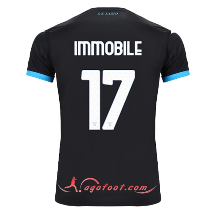 Maillot de Foot SS Lazio (IMMOBILE #17) 2022/23 Exterieur