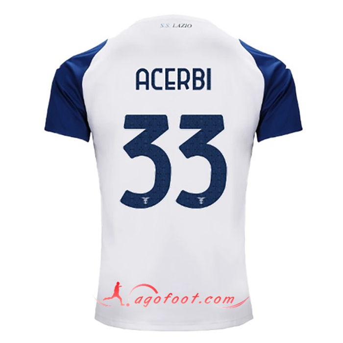 Maillot de Foot SS Lazio (ACERBI #33) 2022/23 Third