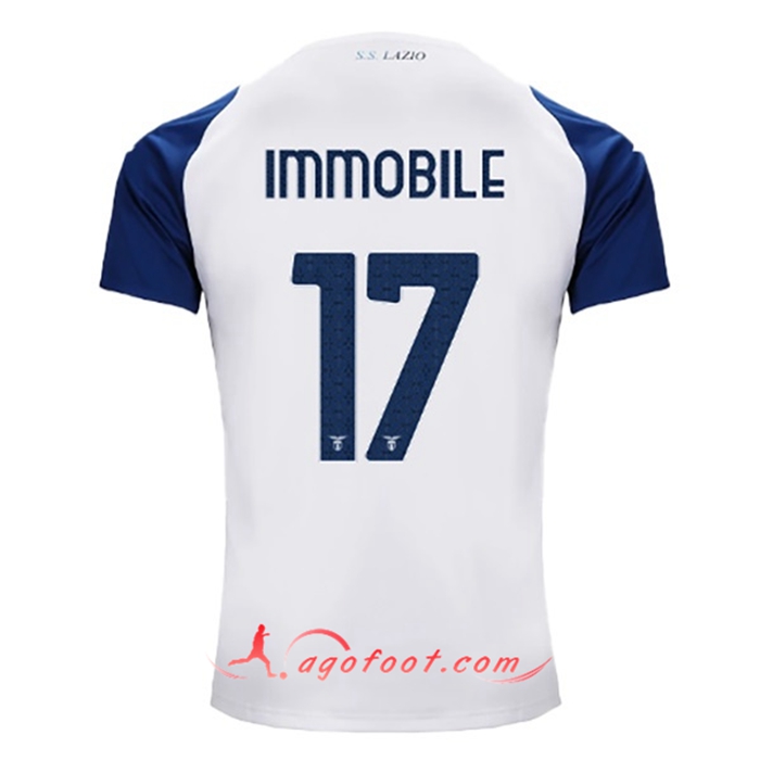 Maillot de Foot SS Lazio (IMMOBILE #17) 2022/23 Third