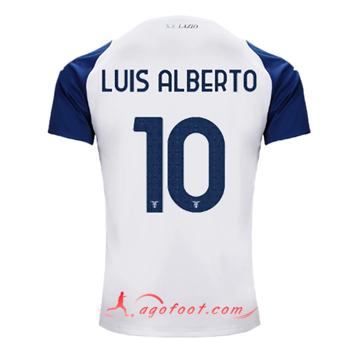 Maillot de Foot SS Lazio (LUIS ALBERTO #10) 2022/23 Third