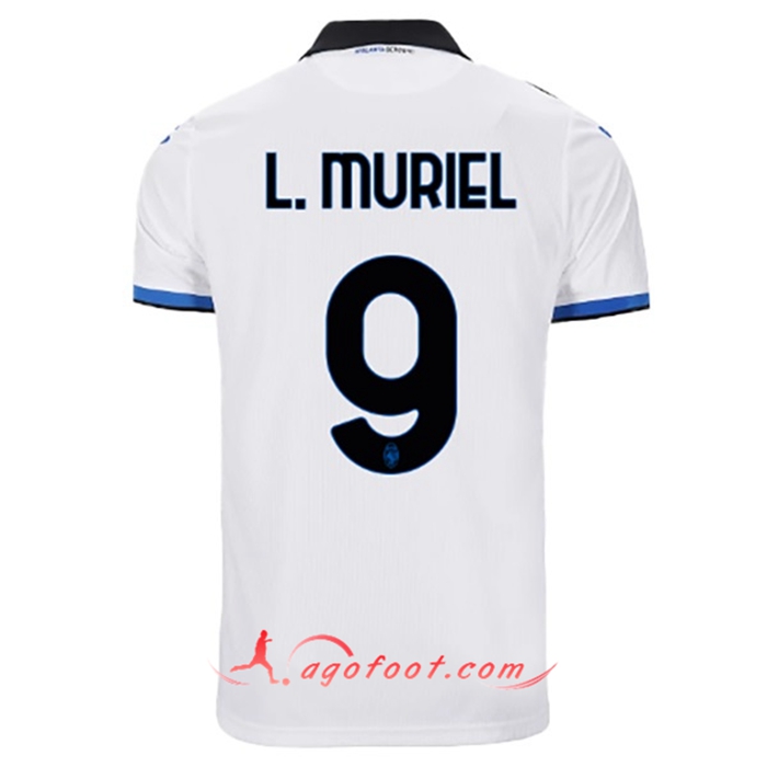 Maillot de Foot Atalanta (L.MURIEL #9) 2022/23 Exterieur